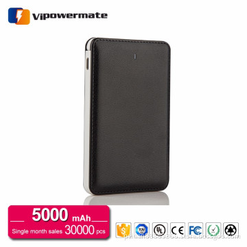 High quality 5v external battery 5000mah power bank portable mobile phone charger for blackberry